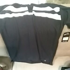 Classic Black and White Men's Dress Shirt